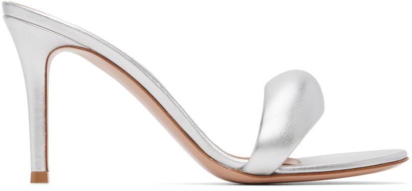Кросівки та взуття Gianvito Rossi Bijoux 85 Leather Heeled Sandals Металік | G18550-85RIC-NPS