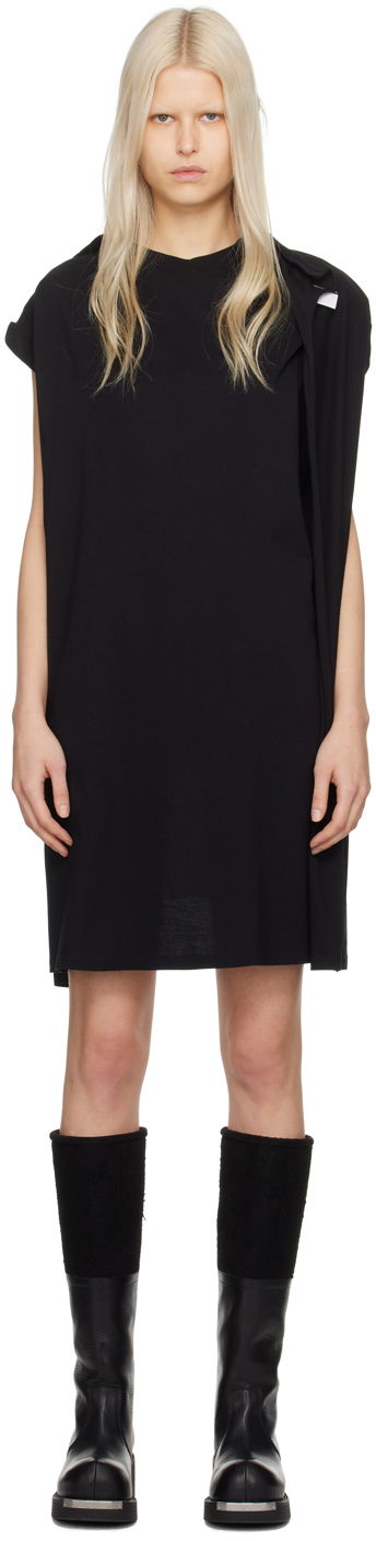 плаття Maison Margiela MM6 Raw Edge Midi Dress чорний | S52DD0036 S23588
