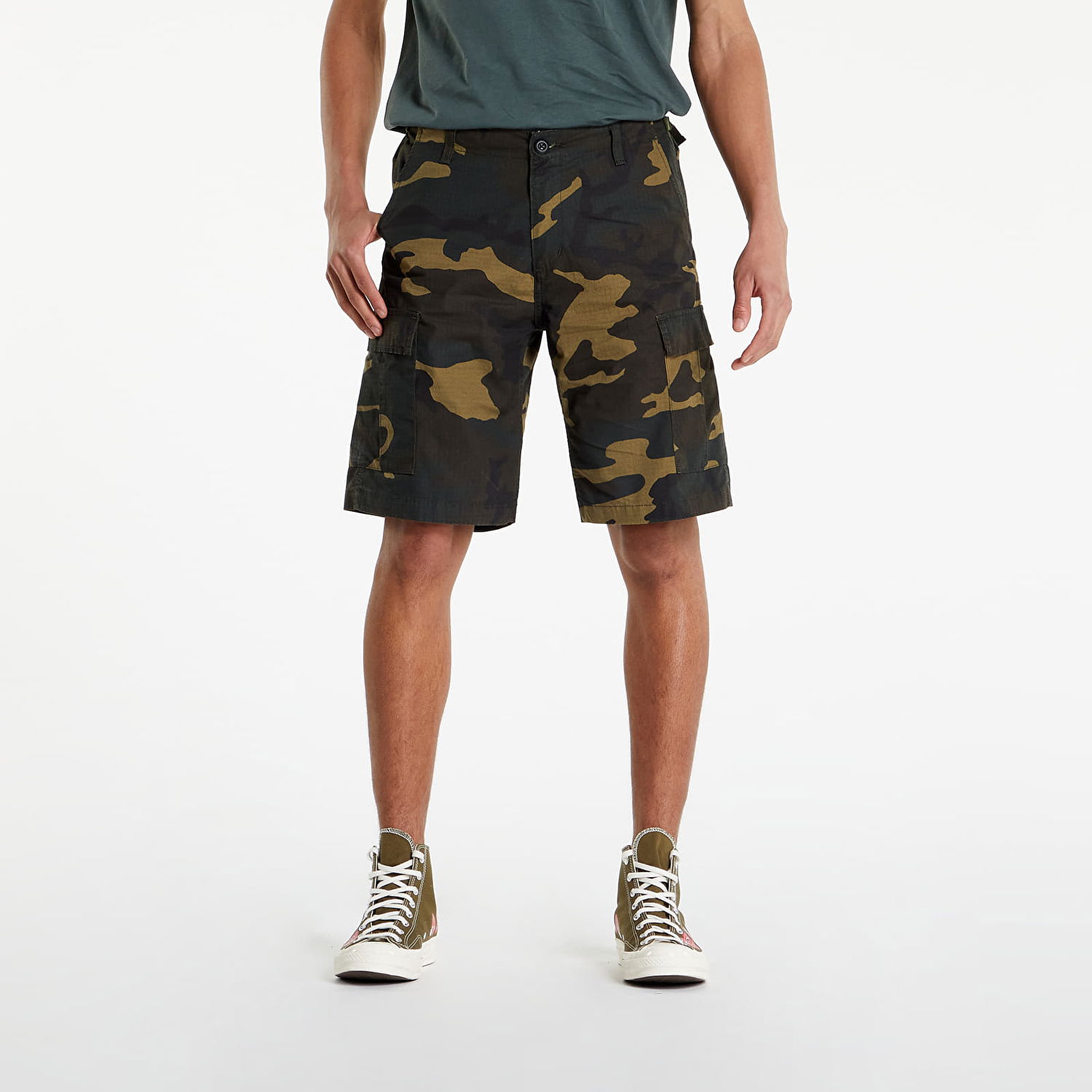 Шорти Carhartt WIP Aviation Short Camo Різнокольоровий | I009758.64002, 1