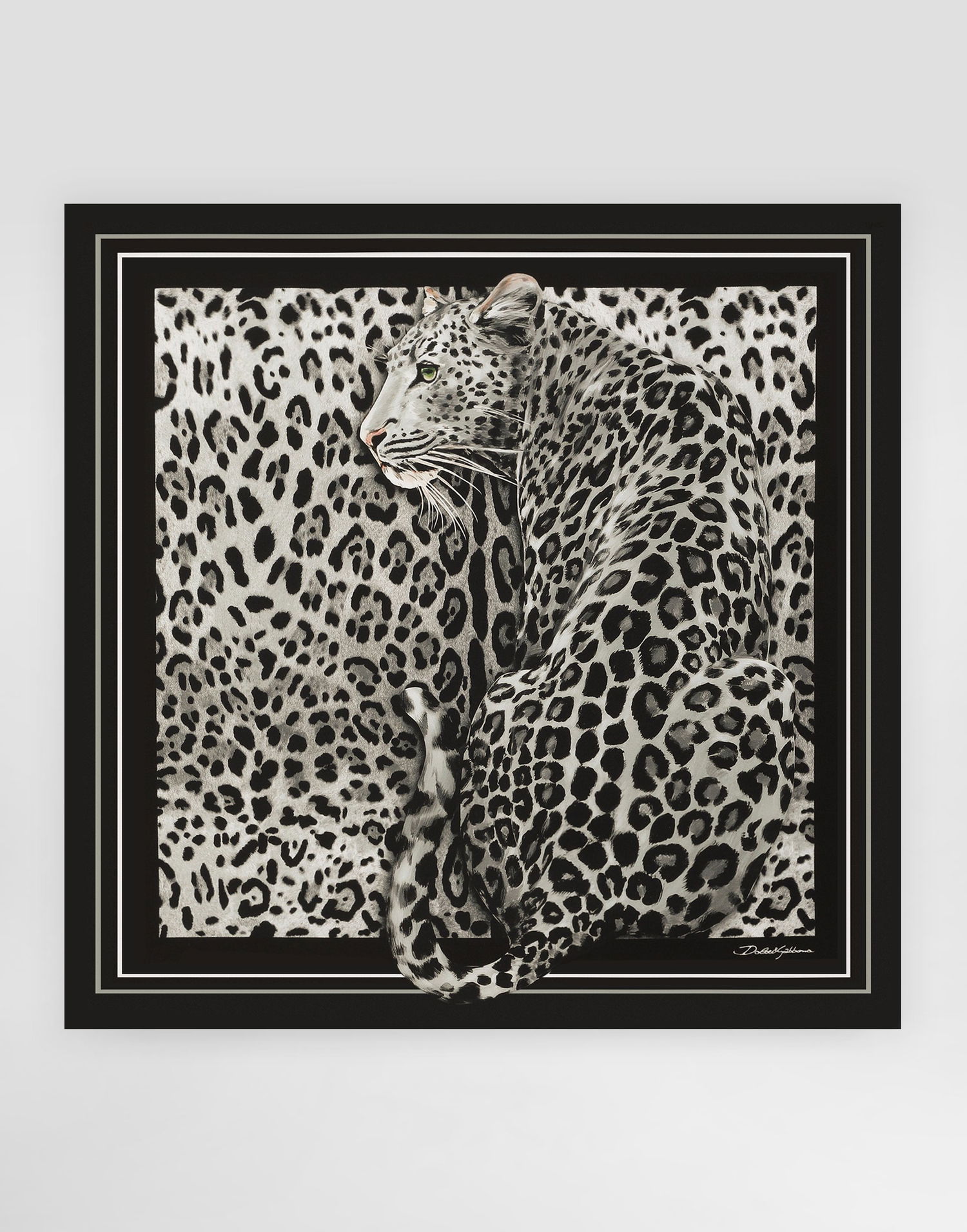 Шарф Dolce & Gabbana Leopard Silk Twill Foulard Різнокольоровий | FN090RGDCUVHI5LD, 0