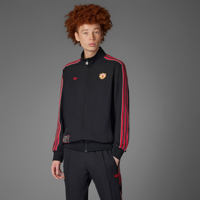 Спортивний костюм adidas Performance Manchester United Terrace Icons Track Jacket чорний | JF0358