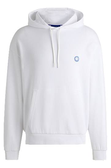 Світшоти BOSS Happy HUGO Cotton-Terry Hoodie білий | 50522381