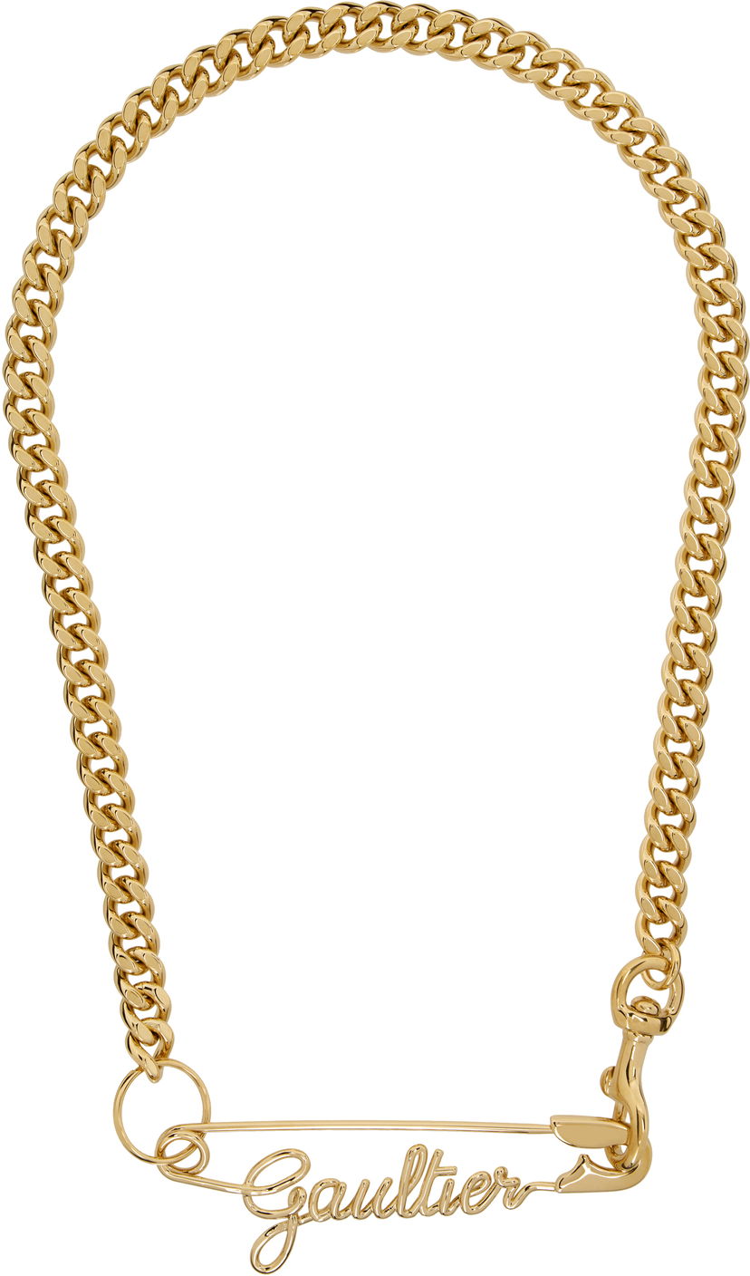 Кольє Jean Paul Gaultier 'The Gaultier Safety Pin' Chain Necklace Металік | 23/15-U-CO002-X006-92