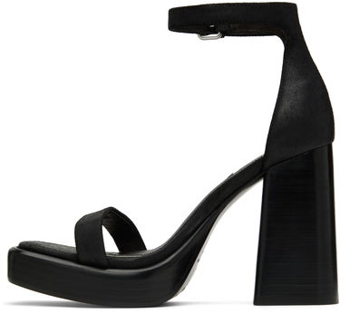 плаття rag & bone rag & bone Matrix Heeled Suede Sandals чорний | WFF22HF019MX19, 2