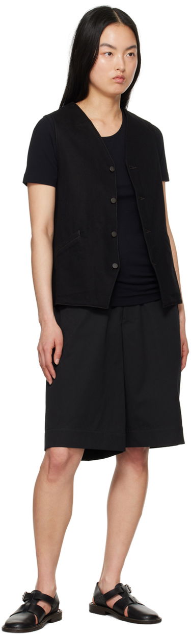 Жилет LEMAIRE Lemaire Button Denim Vest чорний | OW1071 LD1004, 3