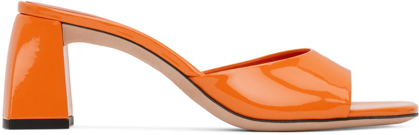 Кросівки та взуття BY FAR BY FAR Romy Open Toe Heeled Sandals Помаранчевий | 23CRROMYMORP