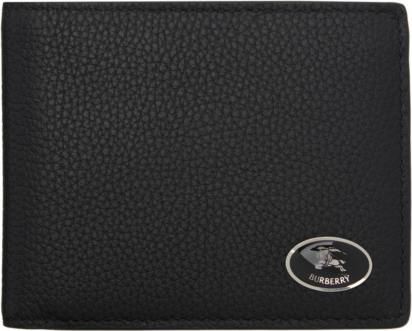 Гаманець Burberry Burberry Knight Stamp Bifold Wallet чорний | 8113095