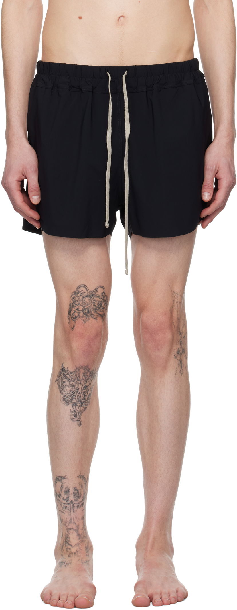 Купальники Rick Owens Rick Owens Hollywood Boxer Swim Shorts чорний | RU01E5012 NS