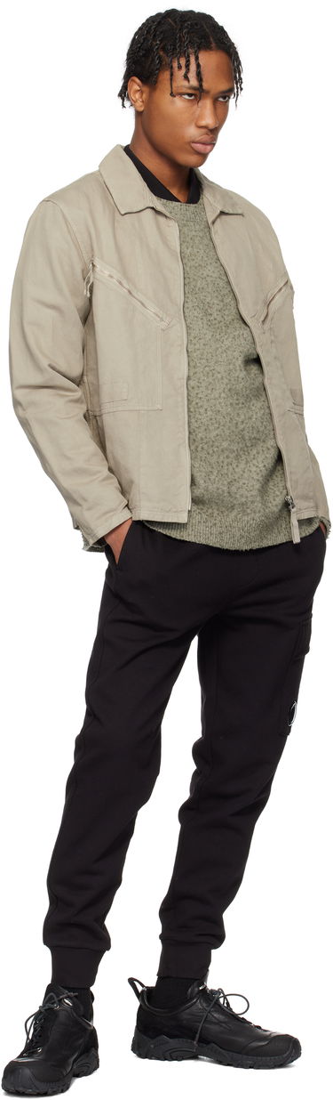 Спортивні штани C.P. Company C.P. Company Diagonal Raised Fleece Lens Sweatpants чорний | 18CMSP017A-005086W, 3