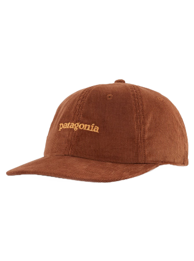 Капелюх Patagonia Corduroy Cap Text Logo Коричневий | 33535