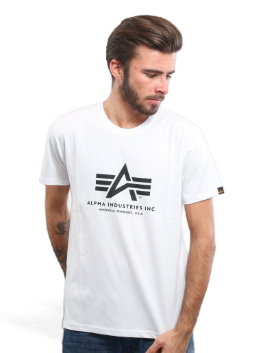 Футболка Alpha Industries Basic Tee білий | 100501 / 09