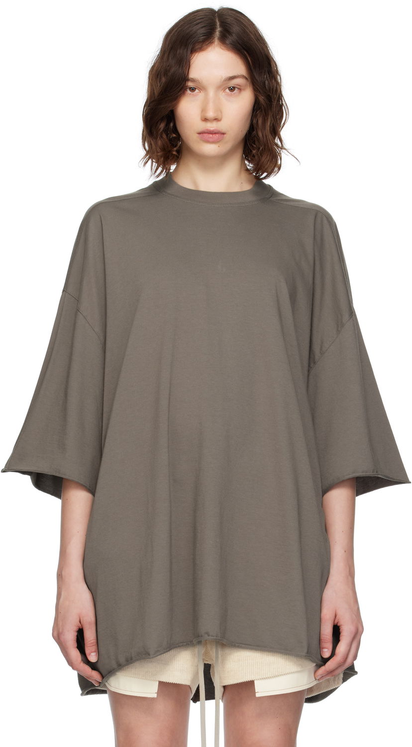 Футболка Rick Owens Rick Owens Concordians Tommy T-Shirt Сірий | RP02E4204 JA