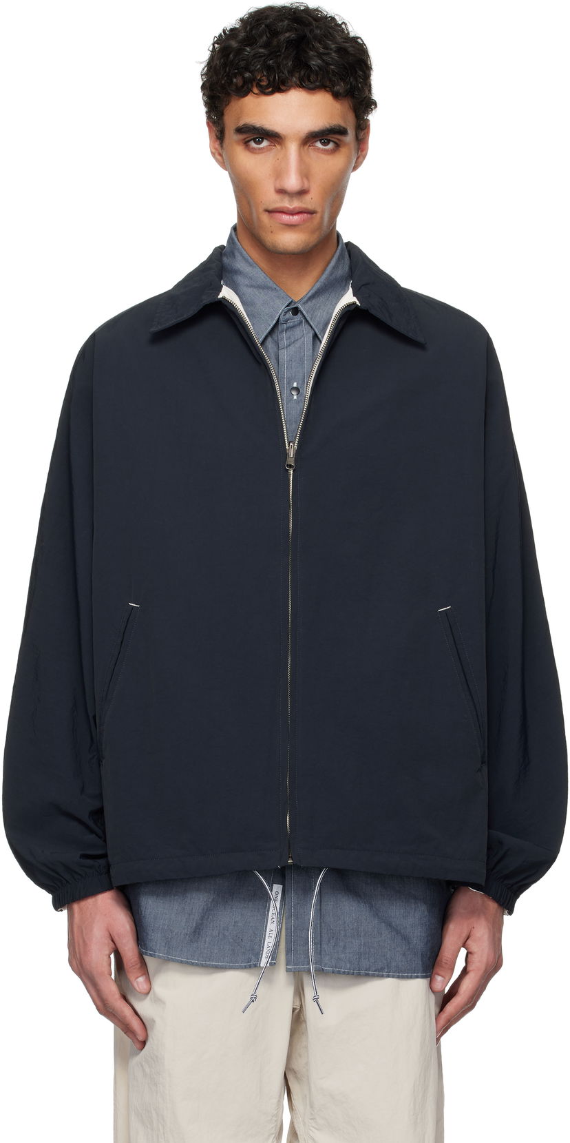 Вітровка NANAMICA nanamica Coach Reversible Jacket темно-синій | S25SA001U
