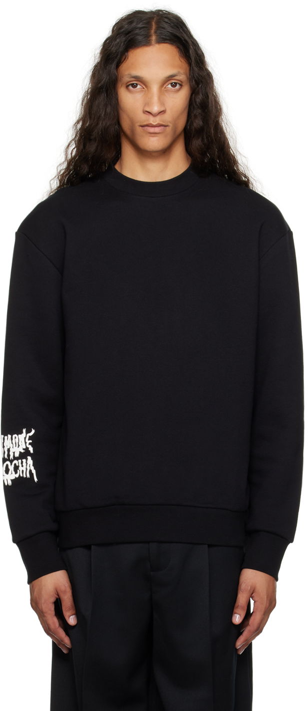 Світшоти Simone Rocha Simone Rocha Ribbon Logo Sweatshirt чорний | 5287P19P20-M 0568