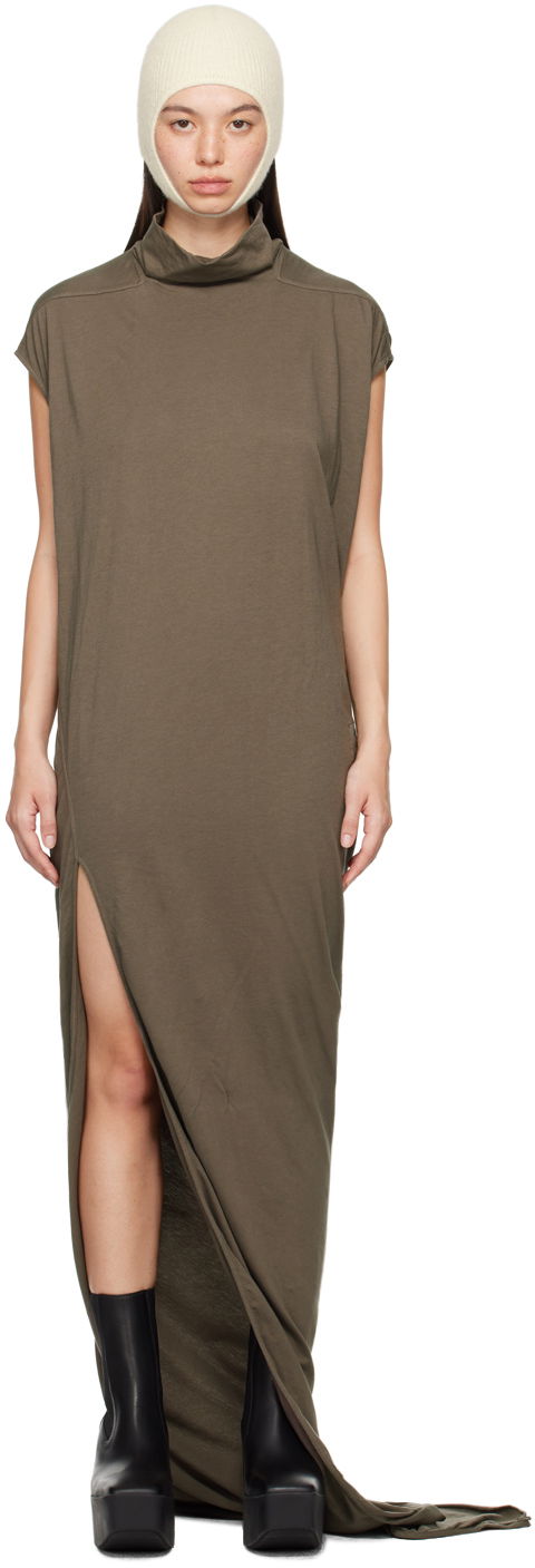 плаття Rick Owens DRKSHDW Gray Edfu T Maxi Dress Сірий | DS02D2518 RN
