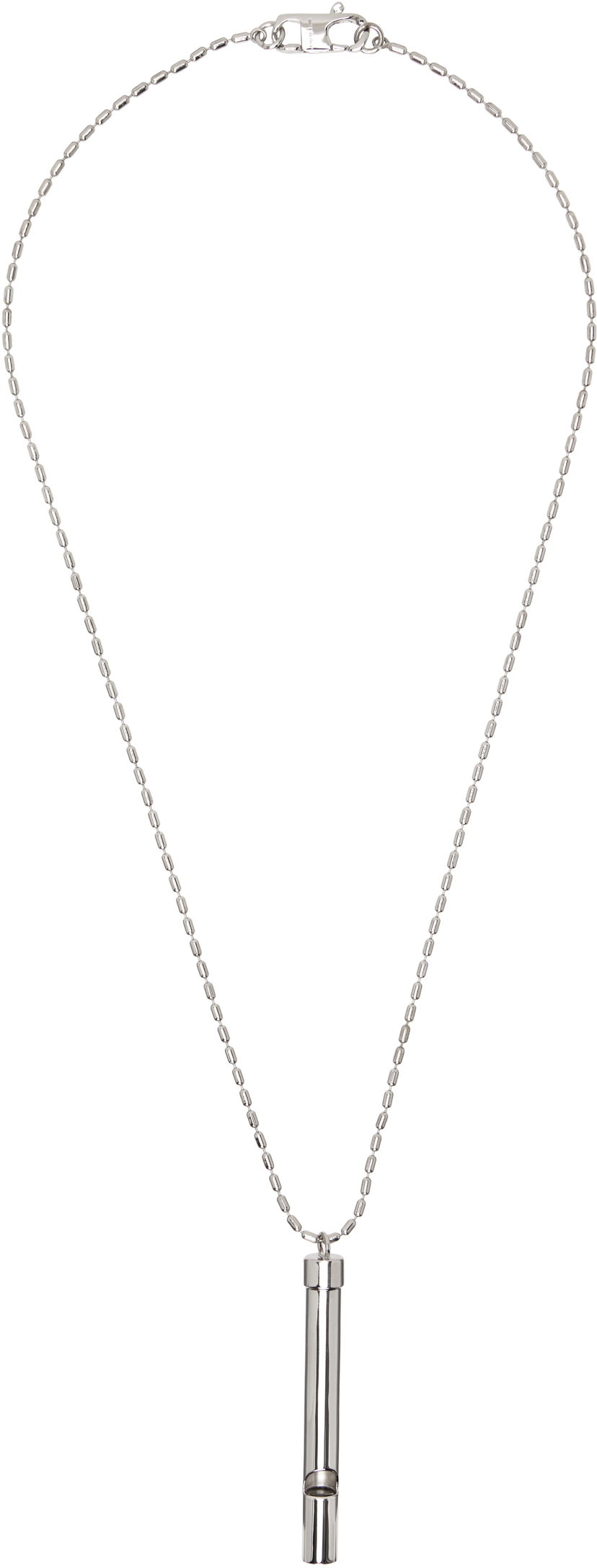 Кольє Maison Margiela MM6 Maison Margiela Silver-Tone Whistle Pendant Necklace Металік | SM7UU0104 P8601
