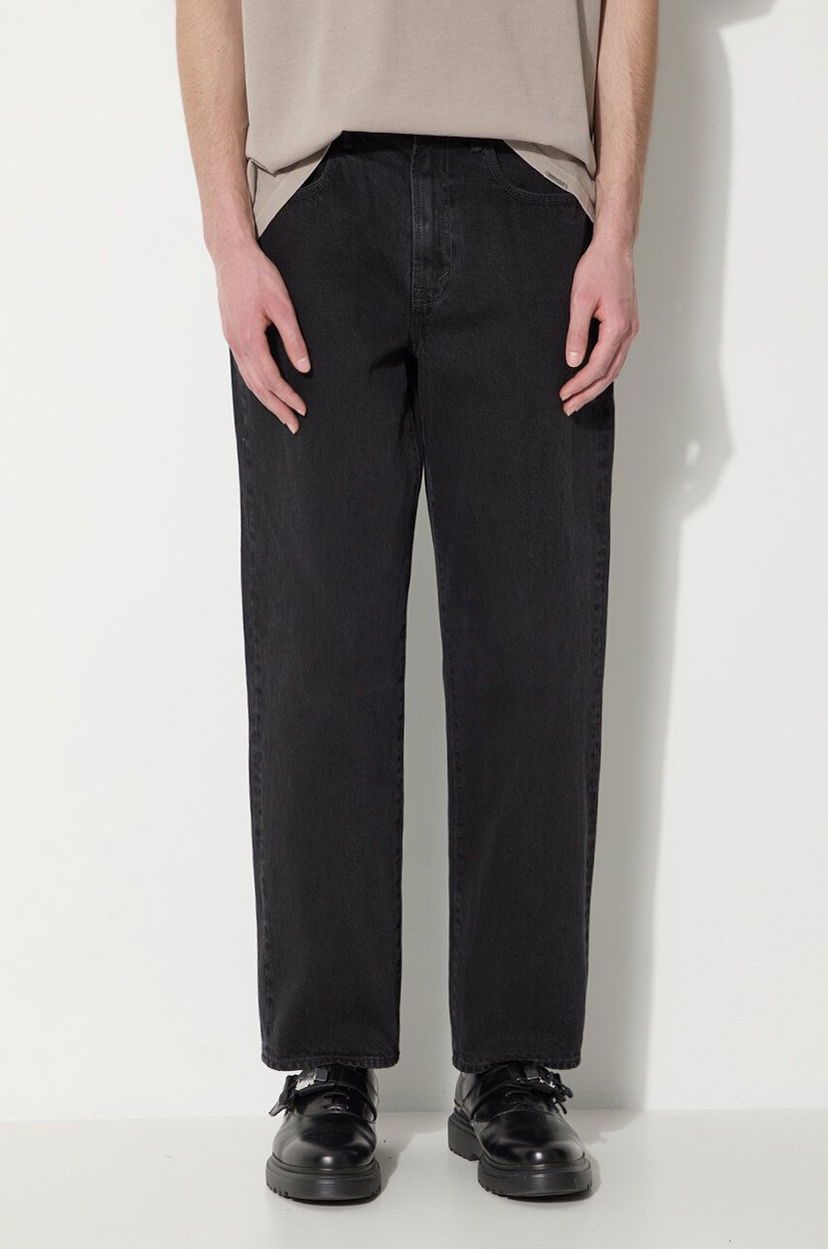Джинси thisisneverthat thisisneverthat Regular Jeans чорний | TN240DPA5P01
