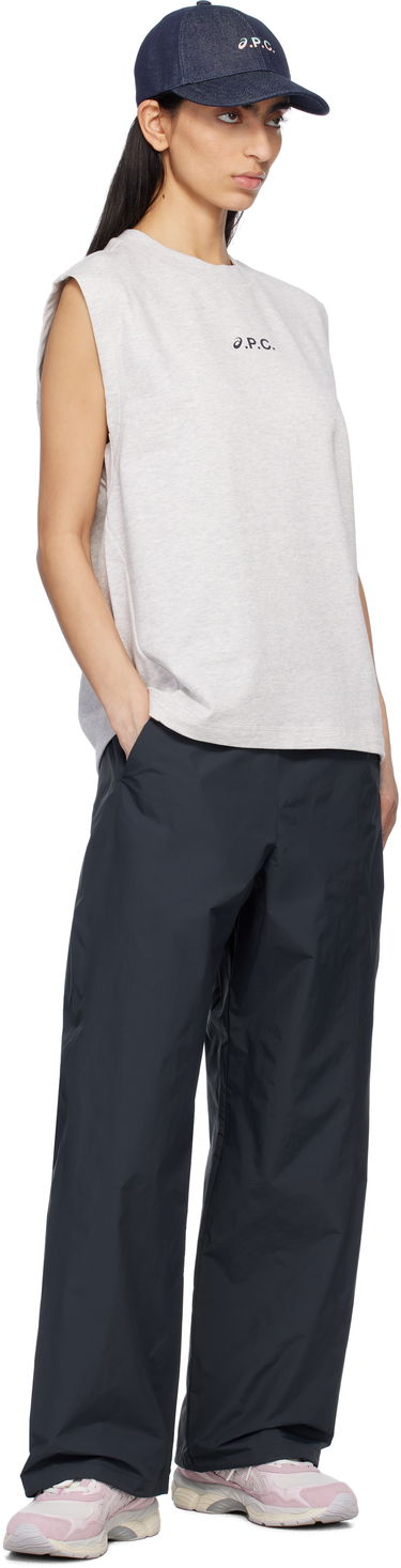 Безрукавка A.P.C. A.P.C. ASICS Edition Sky Sleeveless Tank Top темно-синій | COGWV-M26455, 3