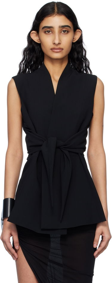 Жилет Rick Owens Rick Owens Hollywood SL Strutter Sleeveless Wrap Blouse чорний | RP01E7709 WLP, 0