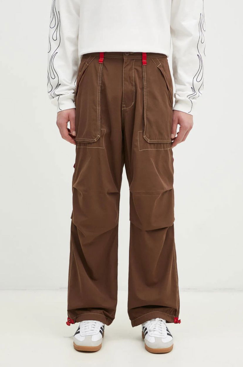 Штани карго Pleasures PLEASURES Public Utility Pants Коричневий | P24W011