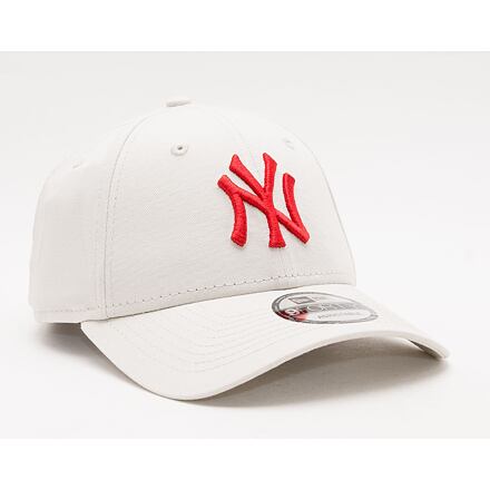 Кепка New Era 9FORTY MLB League Essential New York Yankees - Stone / Red білий | 60240312