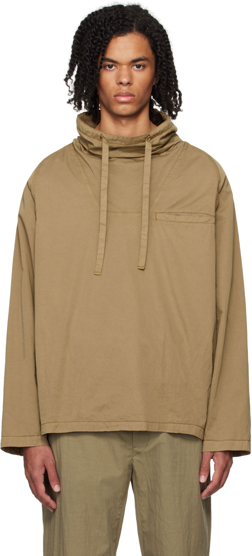 Куртка LEMAIRE Lemaire Funnel Neck Jacket бежевий | TO1311 LF1206