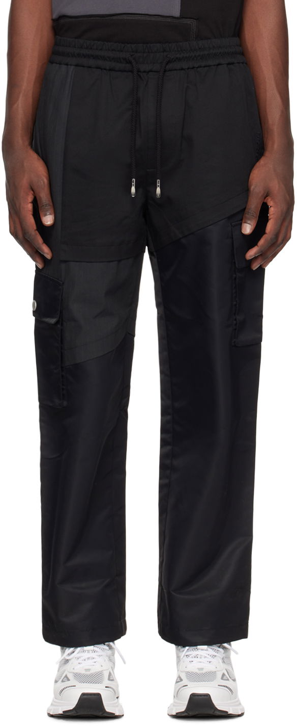 Штани карго Feng Chen Wang Feng Chen Wang Paneled Cargo Pants чорний | FMS15TR27B