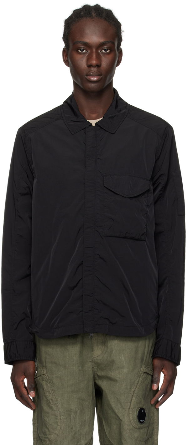 Куртка C.P. Company Zip Jacket чорний | 15CMOS041A-005904G