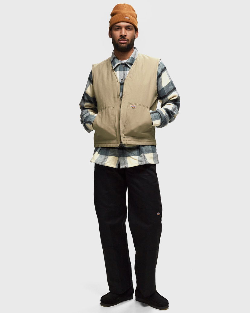 Одяг та аксесуари Dickies Duck Canvas Gilet Man Desert Sand Size XS чорний | 0A4YQK
