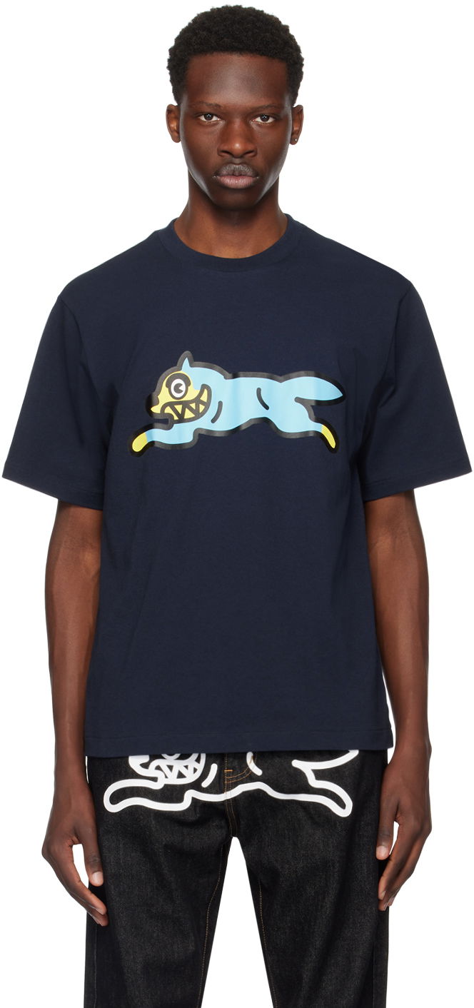 Футболка BBC IceCream ICECREAM Running Dog Graphic T-Shirt темно-синій | IC24236