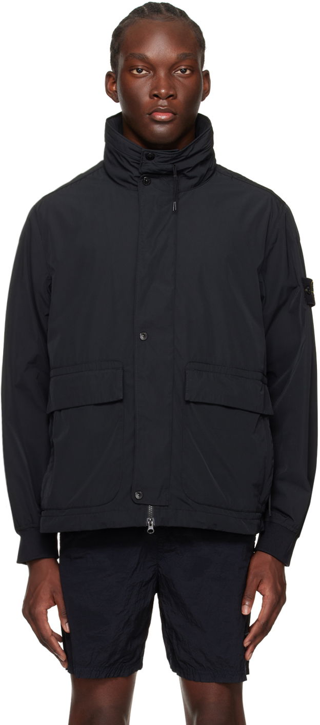 Куртка Stone Island Patch Jacket чорний | 801541626