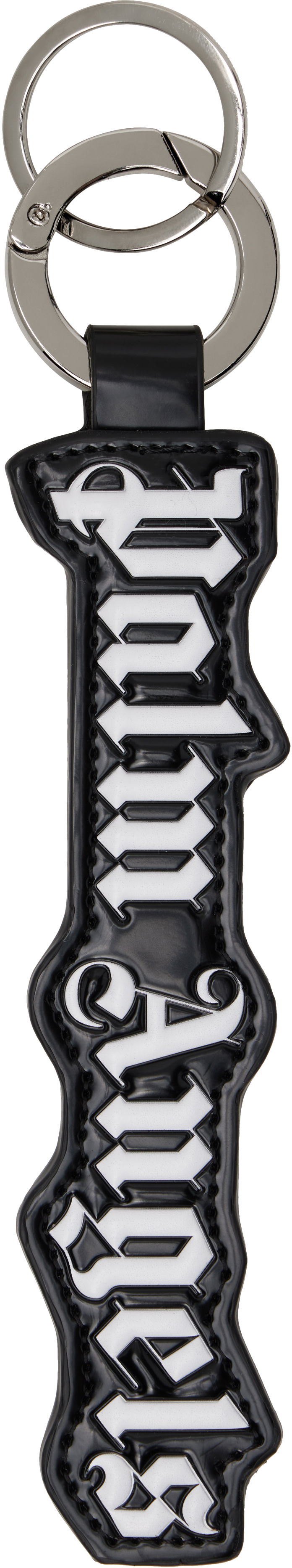 Брелоки Palm Angels Classic Logo Keychain чорний | PMNJ009F24FAB0011001