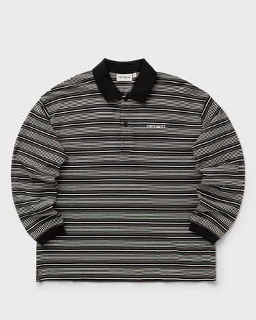 Сорочка поло Carhartt WIP Largo Striped Long Sleeve Polo Tee Різнокольоровий | I035530-37F.XX, 1