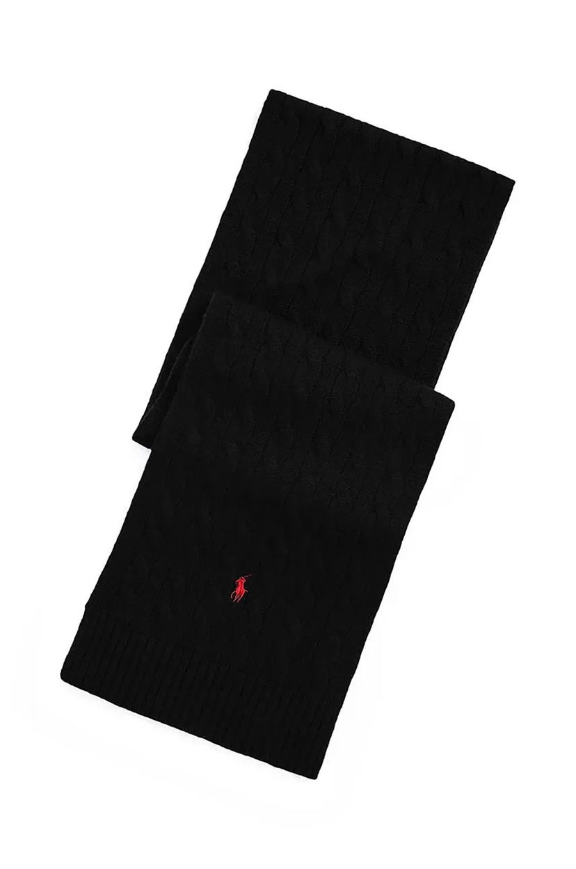 Шарф Polo by Ralph Lauren Cable Scarf чорний | 449959345