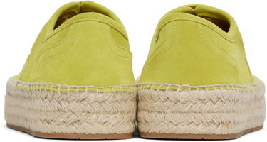 Сережки JW Anderson JW Anderson Suede Lace-Front Platform Espadrilles Зелений | SE0032-LA0240, 1
