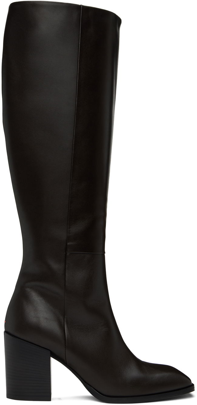 Одяг Aeyde Aeyde Teresa Knee-High Boots чорний | A11-KB-LPLS75BL-0221-953-001