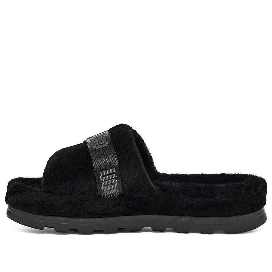 Кросівки та взуття UGG Fluff Up Slides чорний | 1130816-BLK, 0