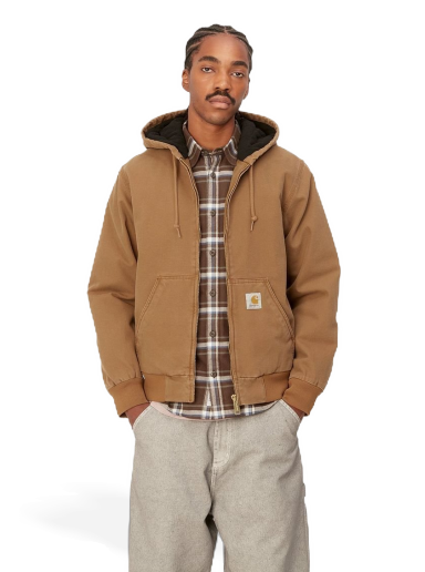 Куртка Carhartt WIP Active Jacket (Winter) "Hamilton Brown heavy stone wash" Коричневий | I023083_HZ_60