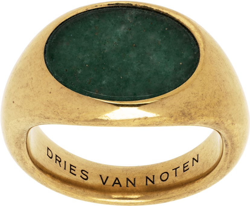 Кільце Dries Van Noten Dries Van Noten Stone Signet Ring Металік | 251-028203-092