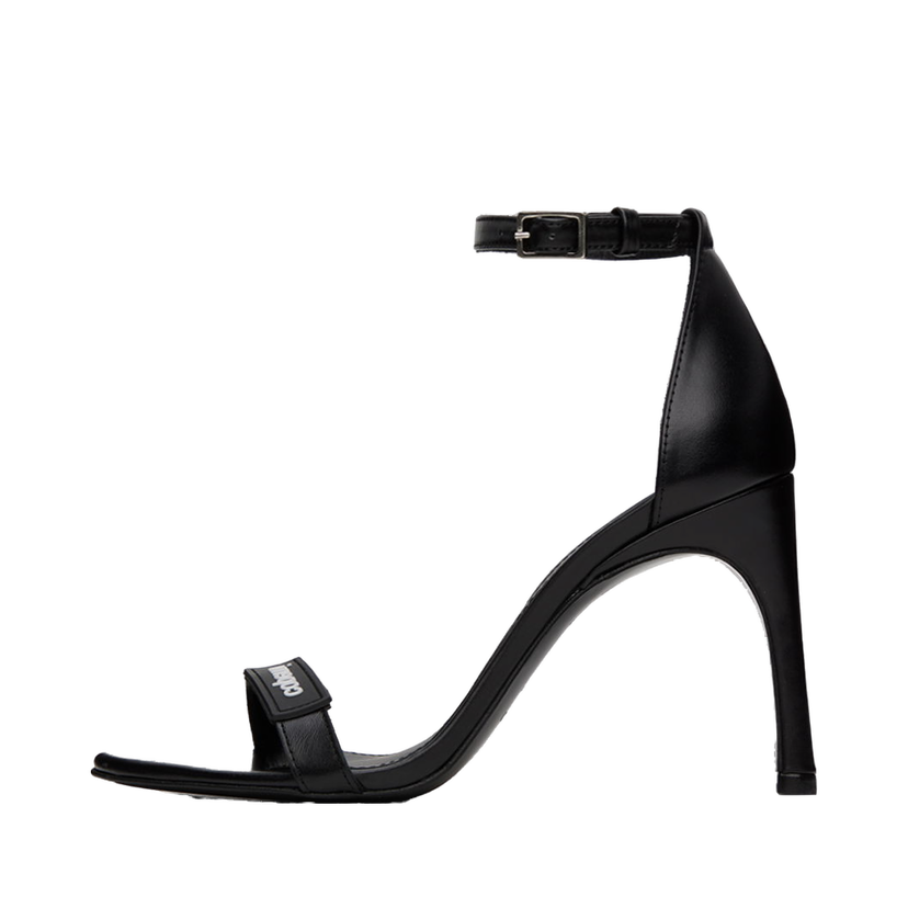 Кросівки та взуття Coperni Logo Skinny Strap Heeled Sandals чорний | COPSH44477