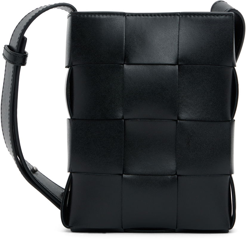 Сумка Bottega Veneta Bottega Veneta Cassette Shoulder Bag чорний | 729298 VBWD3