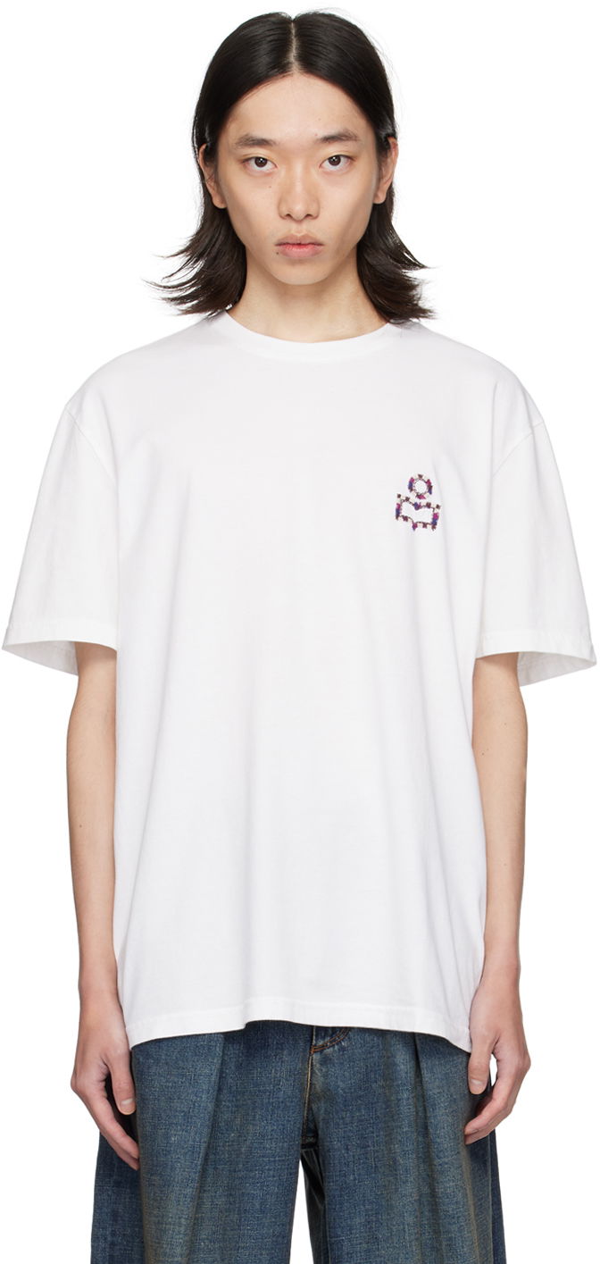 Футболка ISABEL MARANT Graphic Print T-Shirt білий | TS0149HB-B3N14H