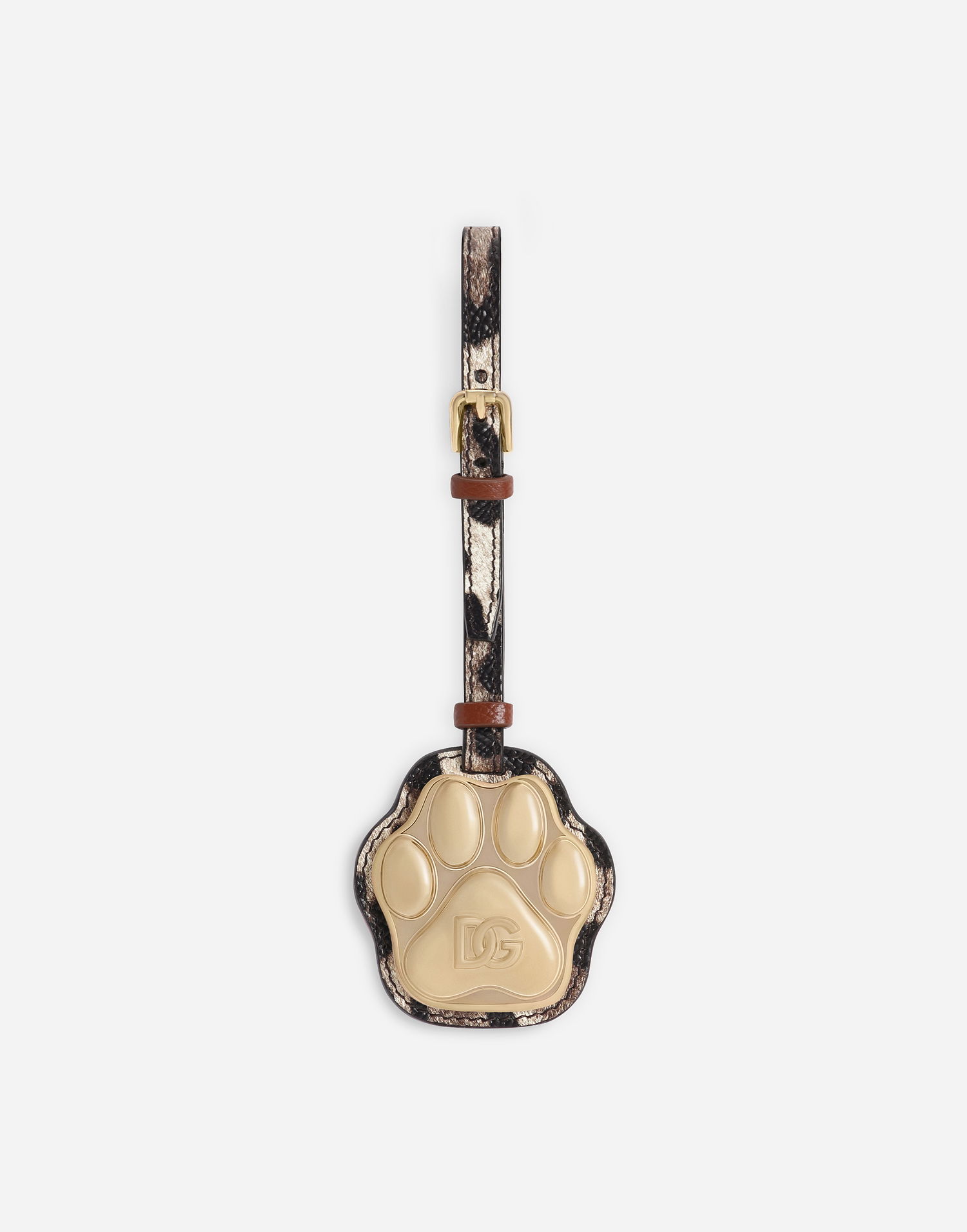 Брелоки Dolce & Gabbana Dolce & Gabbana Animal Print Calfskin Dog Paw Charm Різнокольоровий | BD0021A6456HA93M, 0