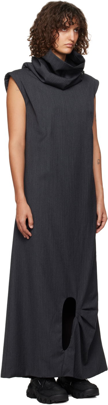 плаття ADER ERROR Maxi Dress With Cutout Сірий | BN01FWDR0101GR, 1