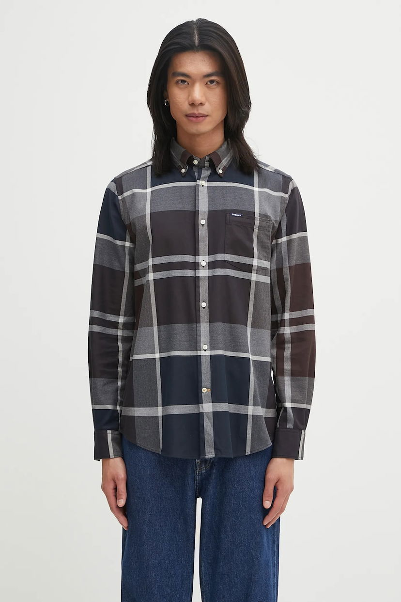 Сорочка Barbour Barbour Dunoon Tailored Tartan Button-Down Shirt Різнокольоровий | MSH4980TN38