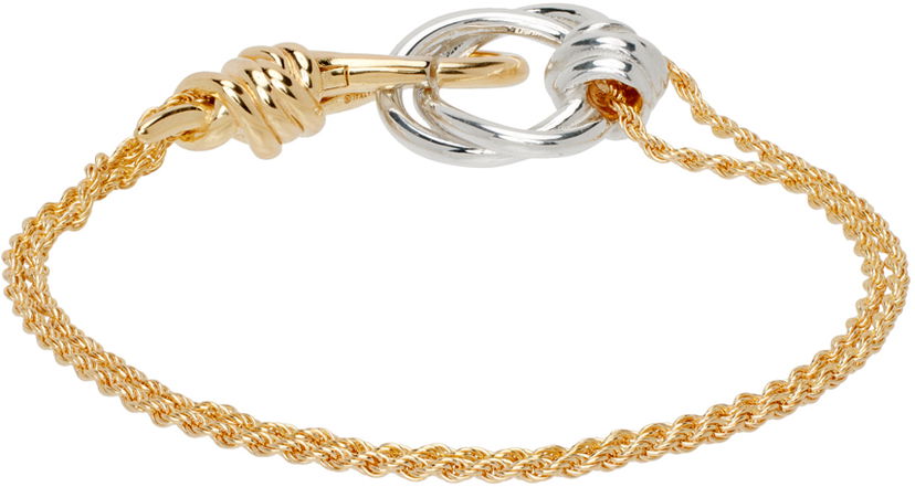 Браслет Bottega Veneta Knot Bracelet Металік | 795803 V507D