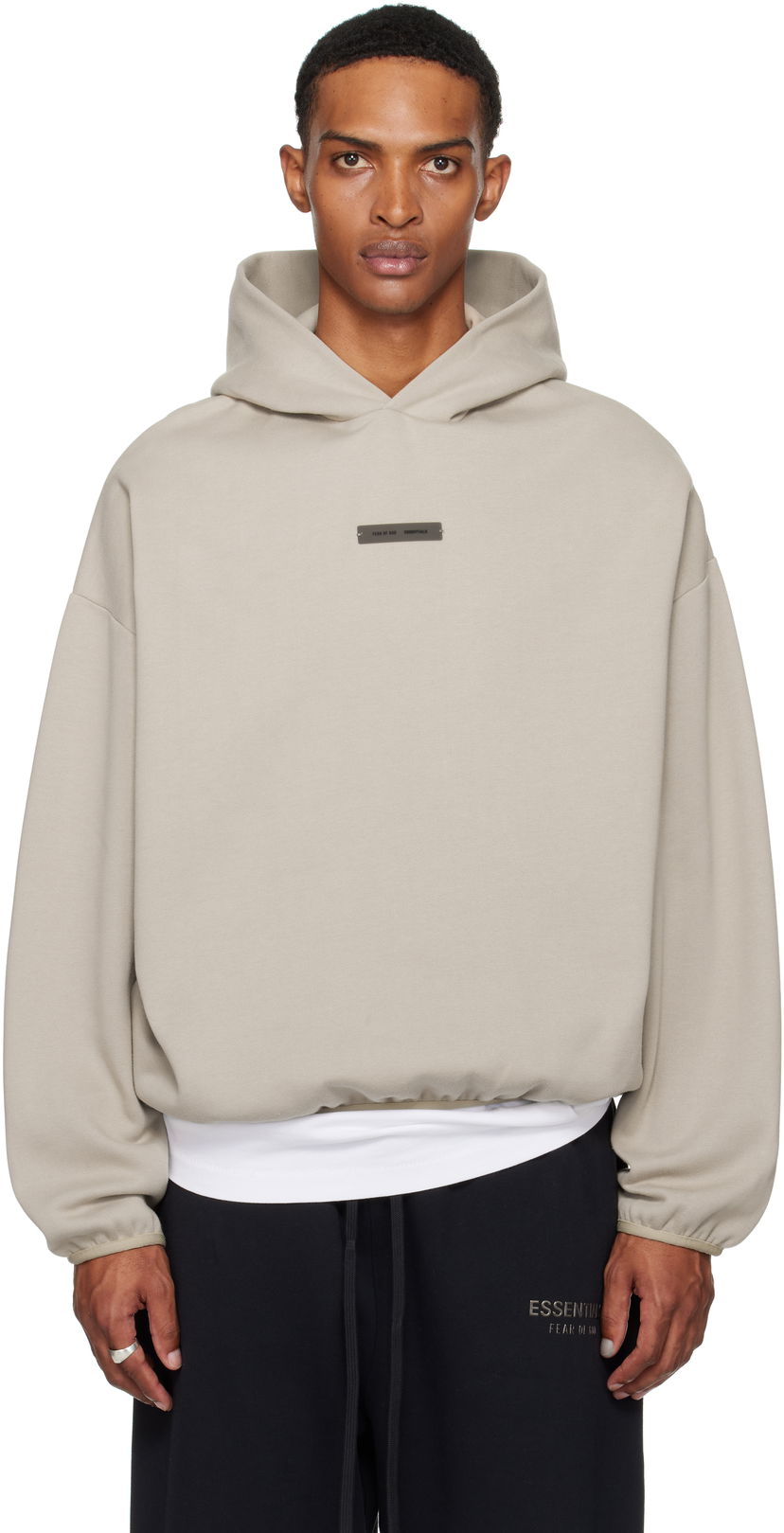 Світшоти Fear of God Fear of God ESSENTIALS Modern Fit Fleece Hoodie бежевий | 192SP256511F
