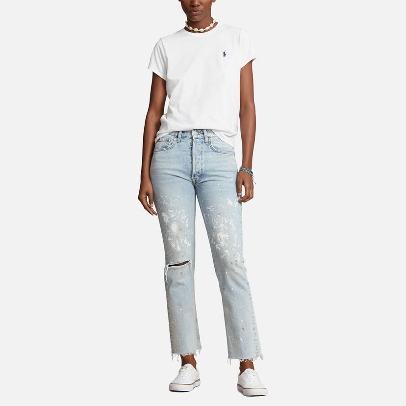 Футболка Polo by Ralph Lauren Polo Ralph Lauren Rundhals білий | 211898698005