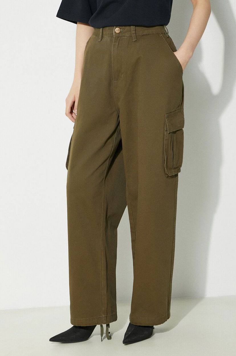 Штани карго Butter Goods Cargo Pants High Waist Зелений | BGQ1244602