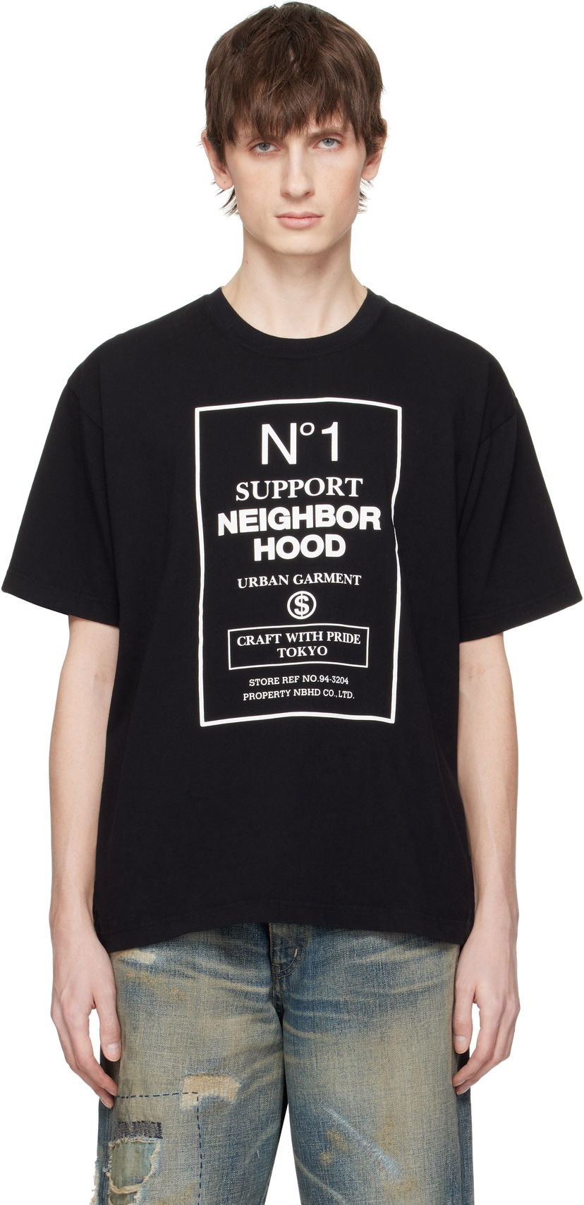 Футболка Neighborhood Neighborhood NH SS-15 Graphic T-Shirt чорний | 251PCNH-ST15
